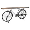 Console en métal et bois Vélo