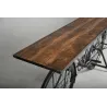 Console en métal et bois Vélo
