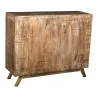 Commode en bois recyclé et métal 14 tiroirs