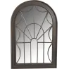 Miroir en métal à motif