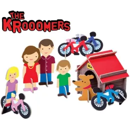 Figurines 3D les Kroomers