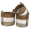 Cache-pots en raphia (Lot de 3)