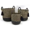 Cache-pots en raphia (Lot de 3)