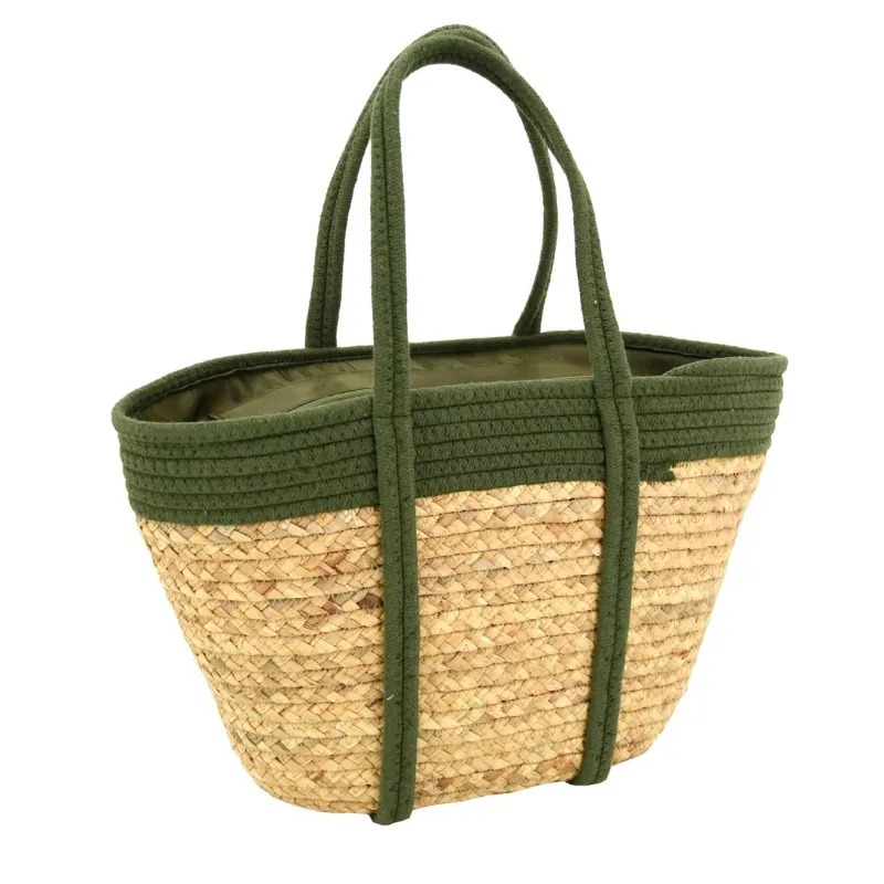 Sac en palmier naturel et teinté