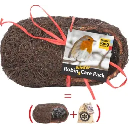 Pack de soins d'hiver rouge-gorges nichoir + graines