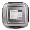 Boite de conservation carrée inox couvercle plastique Green attitude