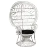 Fauteuil Emmanuelle en rotin Paon