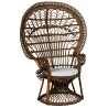 Fauteuil Emmanuelle en rotin Paon