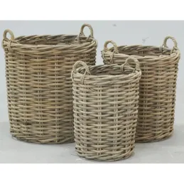 Cache-pots hauts en poelet (Lot de 3)