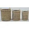 Cache-pots hauts en poelet (Lot de 3)