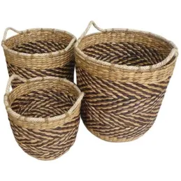Cache-pots en jacinthe (Lot de 3)