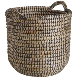 Cache-pots ronds en jonc (lot de 3)