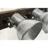 Applique en bois recyclé et métal