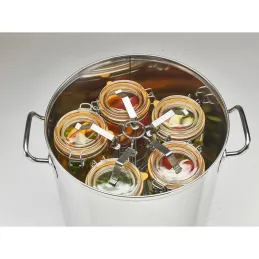 Stérilisateur électrique en inox 10 bocaux