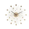 Horloge ronde en métal Sunburst 50 cm