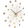 Horloge ronde en métal Sunburst 50 cm