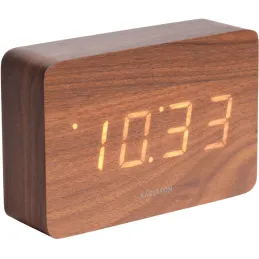 Réveil rectangulaire en bois Square