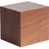 Réveil en bois carré Cube
