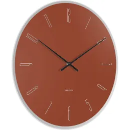 Horloge en verre Mirror numbers
