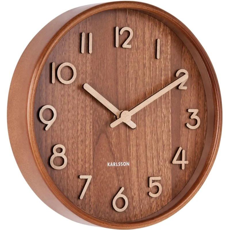 Horloge en bois Pure 22 cm