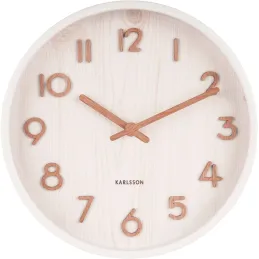 Horloge en bois Pure 22 cm