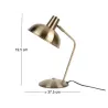 Lampe à poser en métal brossé Hood