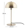 Lampe à poser en métal Bonnet 39 cm