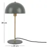 Lampe à poser en métal Bonnet 39 cm