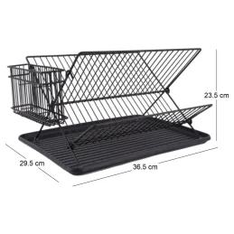 Egouttoir à vaisselle en métal Rack