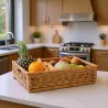 Panier ouvreuse cinéma en osier