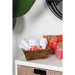 Corbeille rectangulaire en rotin Banneton