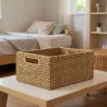 Panier de rangement en rotin naturel