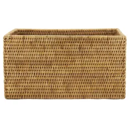 Panier de rangement en rotin naturel