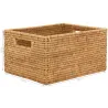 Panier de rangement en rotin naturel