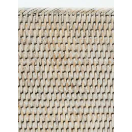 Corbeille à papier en rotin