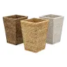 Corbeille à papier en rotin