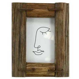 Cadre photo 10x15cm en bois recyclé