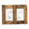 Cadre photo 10x15cm en bois recyclé