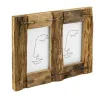 Cadre photo 10x15cm en bois recyclé