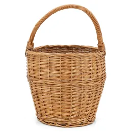 Panier rond en osier buff 30 cm