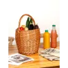 Panier rond en osier buff 30 cm