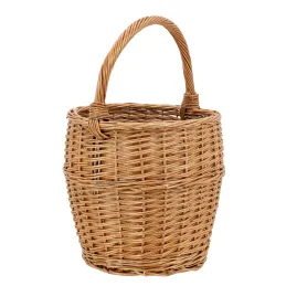 Panier rond en osier buff 30 cm