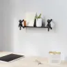 Etagère murale en métal Buddy