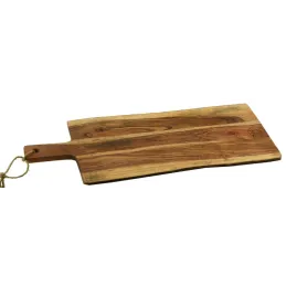 Planche à découper en acacia et jute