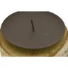 Bougeoirs en bouleau et métal (Lot de 3)
