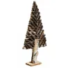 Sapin décoratif en bouleau motif chevron
