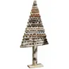 Sapin décoratif en bouleau motif chevron