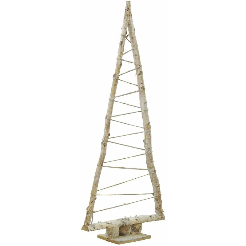 Sapin minimaliste en bouleau et corde