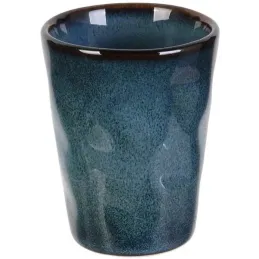 Gobelet expresso en grès bleu Au grès du temps