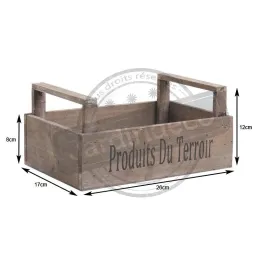 Caisse récolte Produits du terroir
